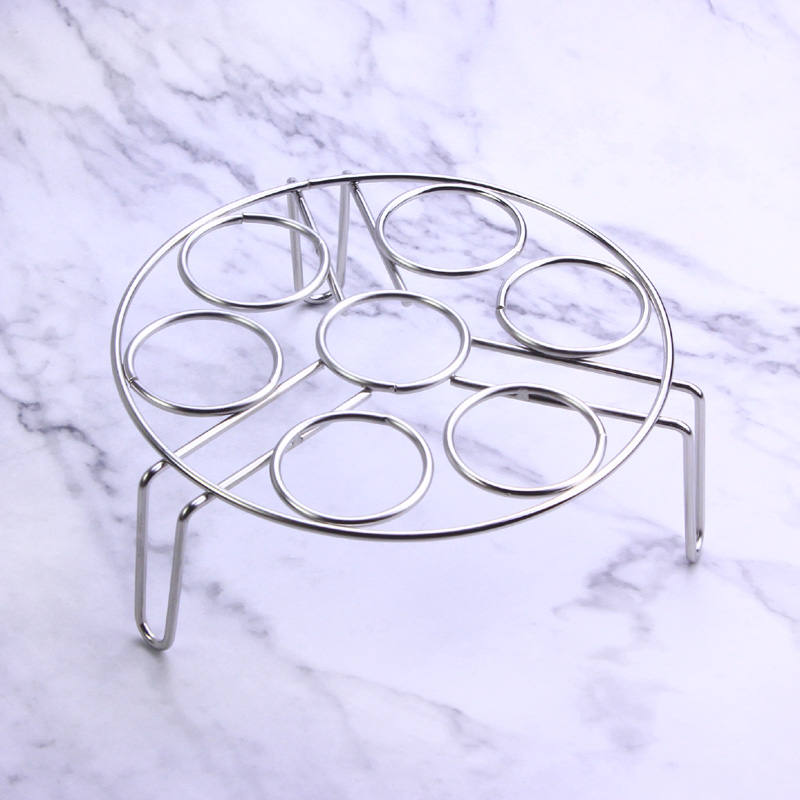 Stainless steel steaming rack Egg Rack Steamed water Steamer Rack Steam Drawer electric cooker Steamer High Pressure Pan Bracket High Foot-Taobao