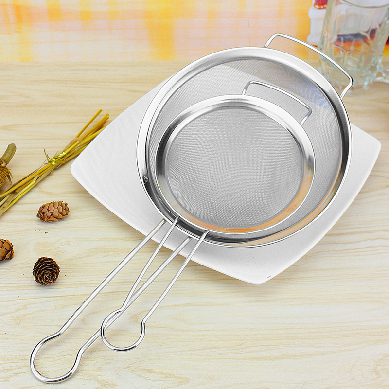 Stainless steel filter screen mesh oil leakage Boiled water colander filter mesh flour sieve wash millet wash sesame small mesh