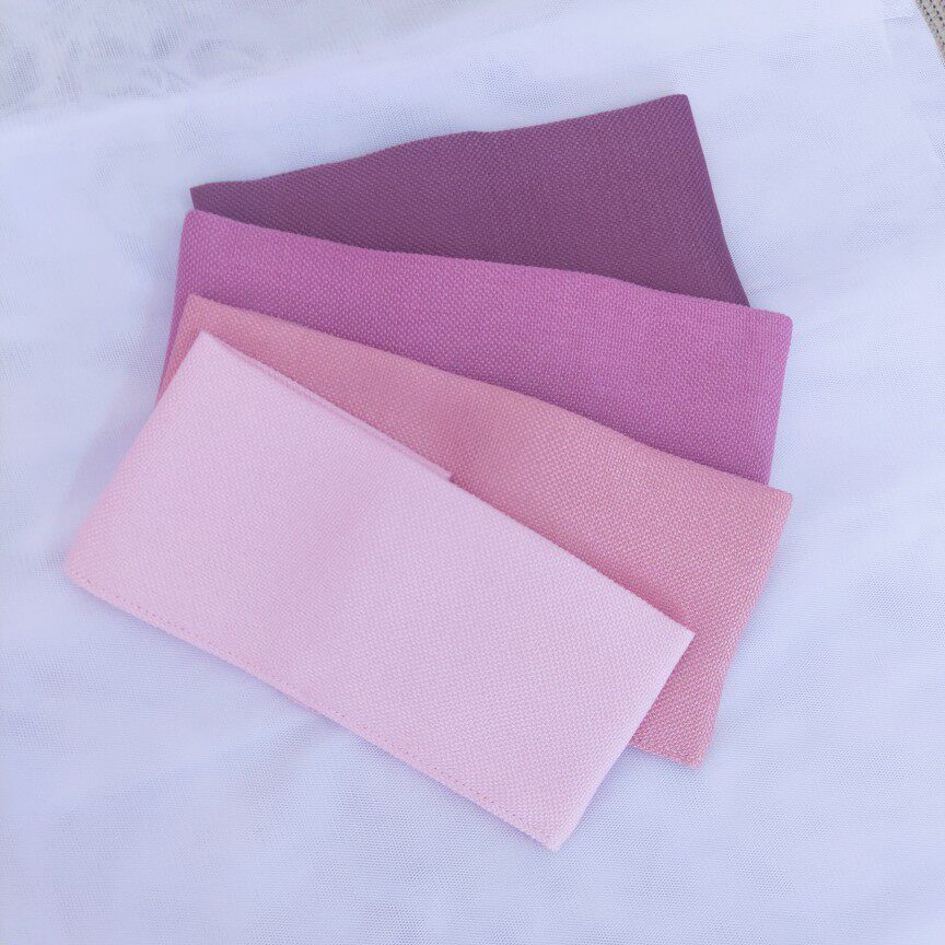 Anhong household full of hand magic with deep pink bean sand pink pink curtain curtain tied with door curtain