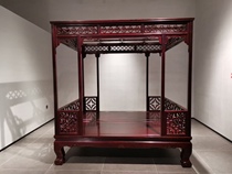 Indian small leaf rosewood furniture sandalwood rosewood canopy bed high and low bed collection level custom-made deposit