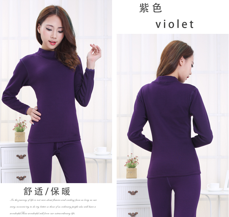 Nữ trung niên và người già đồ lót ấm mẹ cộng với nhung dày cỡ lớn trong cổ cao mùa đông ấm áp phù hợp với quần áo dài quần dài đồ lót nữ