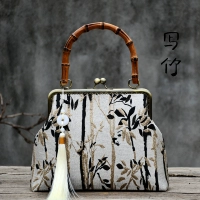 Напишите о бамбуково-бамбуковой сумке.