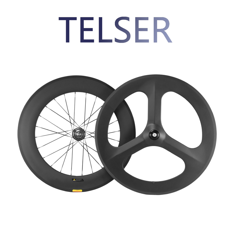Xiamen Carbon Wheel 88mm Carbon Fiber Fixed Gear Wheelset Fixed Gear Wheels 700C Open Carbon Blade C Brake