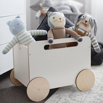 (ooh noo) toy book storage with wheels ins internet Red childrens storage box
