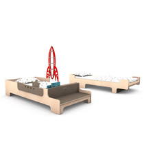 (100% imported from Europe) Nordic Netherlands QBOO childrens growth bed childrens bed 3-10 years old one bed dual-purpose