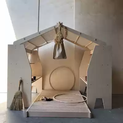 Dutch Handmade Brand woodchuck Children's Room Multifunctional Storage Lack Toy House 100% Environmental Import