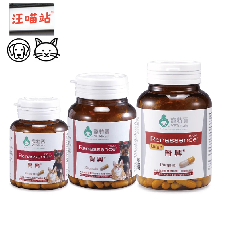 Hong Kong Purchase Vetdicate Renassence Large Pet Kidney Nutrition Capsules for Cats and Dogs