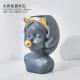 Bình hoa trang trí nhà phòng khách Ánh sáng sang trọng hiện đại Bắc Âu Trang trí bàn ăn châu Âu Hoa Vase Art Portrait - Vase / Bồn hoa & Kệ