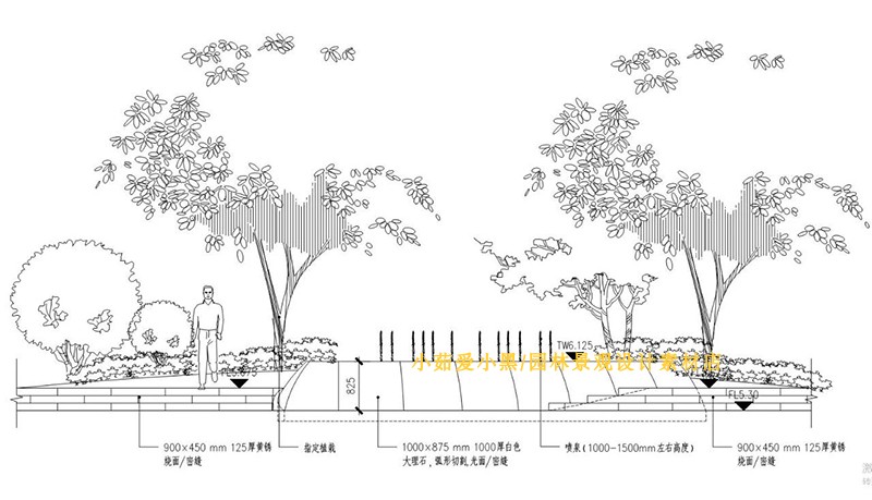 T1613 小区居住景观设计素材资料IPD方案效果图CAD施工图纸-13