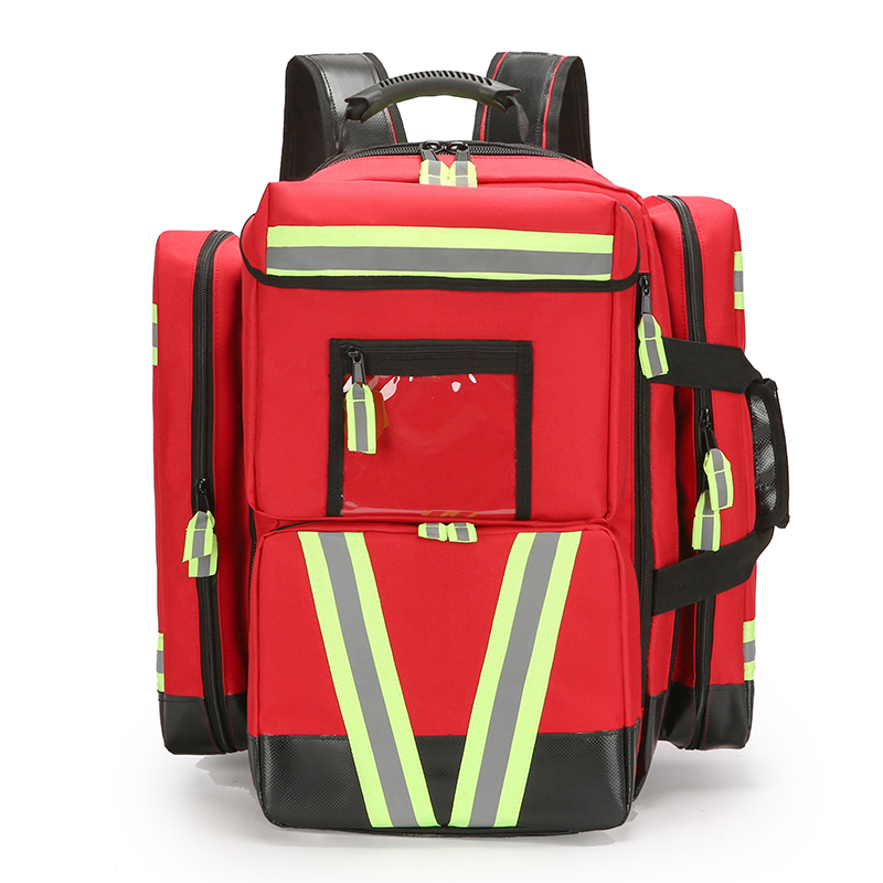 Bolida Waterproof Large-Capacity First Aid Backpack, Multi-Functional Emergency Bag, Can Hold a 2L Oxygen Cylinder