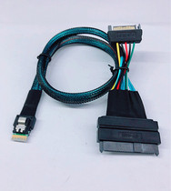 Server SFF-8654 Slim SAS to SFF-8639 U 2 transfer cable 38p to NVME SSD