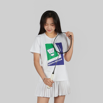Pathfinder Sports Badminton Quick-drying Breathable T-shirt Top Outdoor Casual Fashion Sports Loose Printed Short Sleeve