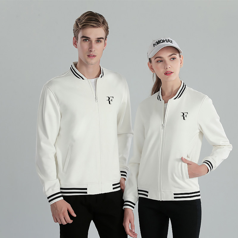 Passenger sports plus long sleeve coat in autumn and winter new tennis training suit baseball suit for men and women