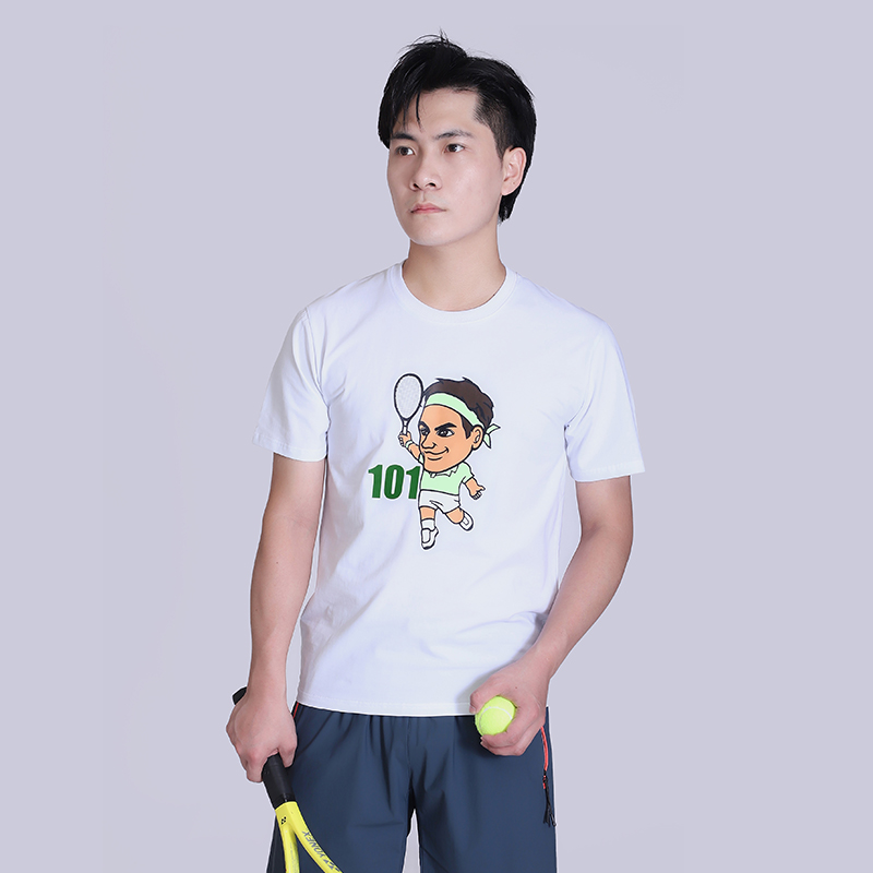 Pathfinder sports Federer printed top cotton soft and comfortable sweat-absorbent team training uniform can be customized