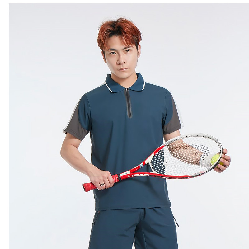 Pathfinder Sports Federer Summer Training Tennis Uniform Men's Breathable Quick-drying POLO Short-sleeved T-shirt