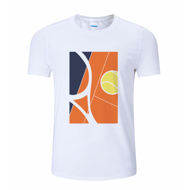 Passenfinder Sports Summer New Short Sleeve Dry Dry Costume Customized Adult Tennis Sports Clothing T-shirt