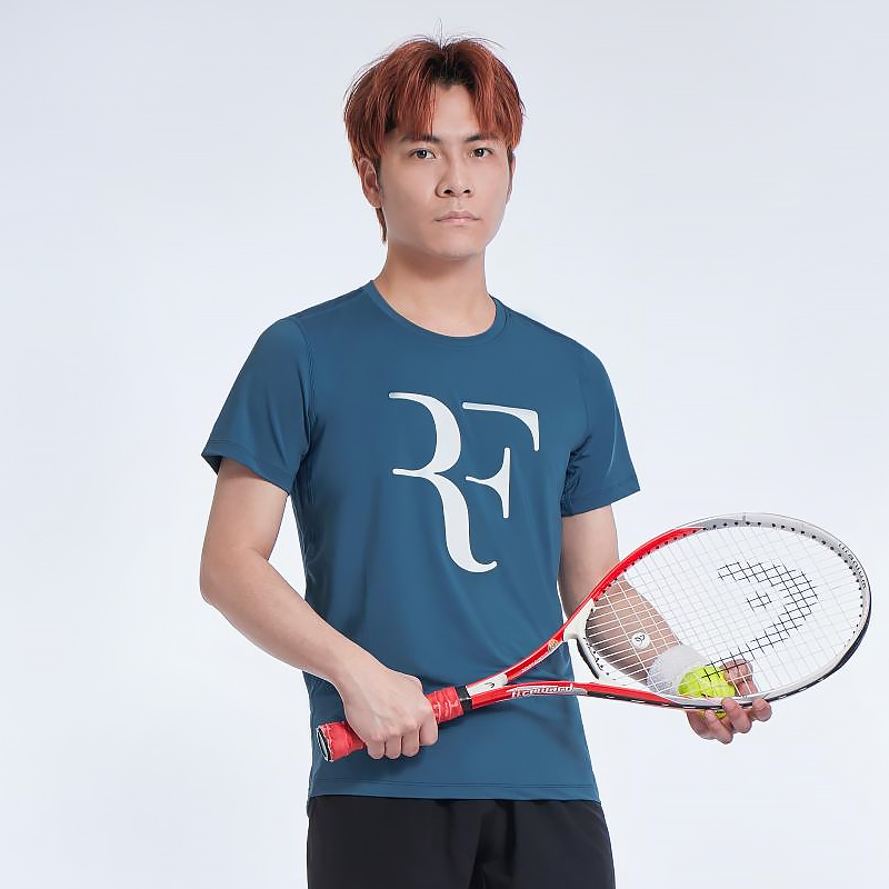 Passenfinder sports Federer tennis suit male short sleeve dry T-shirt badminton tops commemorative clothes