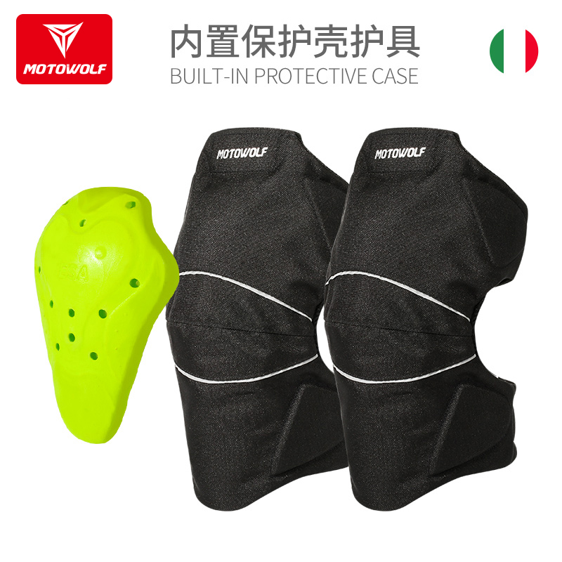 Motorcycle riding fall-proof knee pads off-road motorcycle rider anti-collision protective gear male windproof warm leg protectors