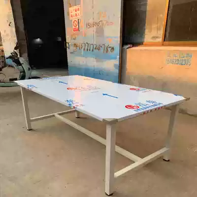 Stainless steel workbench factory workshop assembly experiment fitter table wear-resistant packaging load-bearing table assembly line Workbench