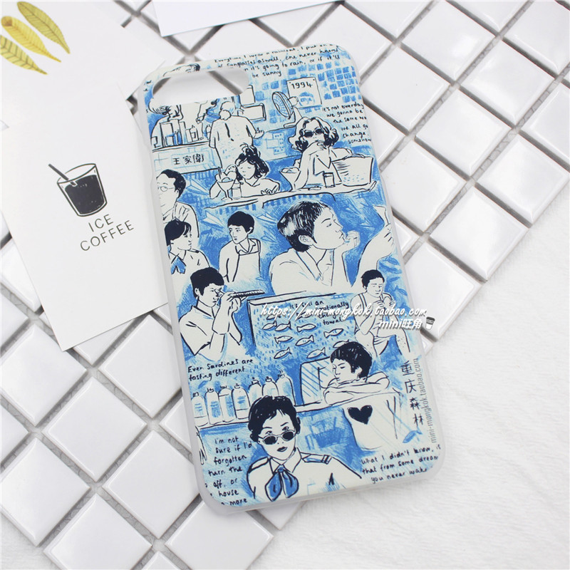 Chongqing Forest Wong Kar-wai Suitable for iphone6splus Mobile Phone Protective Shell Apple 6s 7 8 x Hong Kong Style Literature and Art