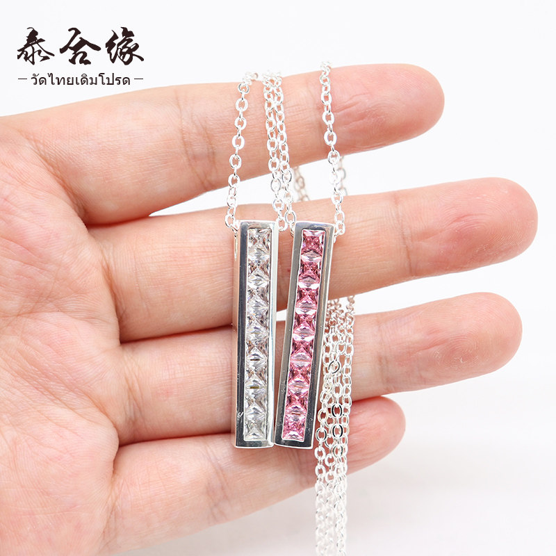 Thai Buddhas Thai Buddha's Brand Spray Inlaid Drilling Pendant Necklace