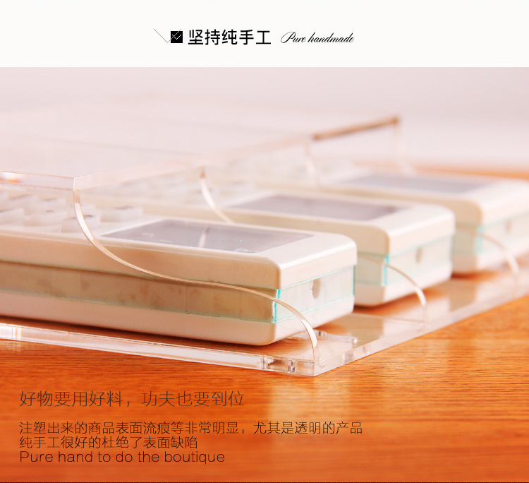 TV điều hòa từ xa điều khiển từ xa acrylic khung điều khiển từ xa hộp cố định treo tường treo hộp điều khiển từ xa - TV tivi lg 55