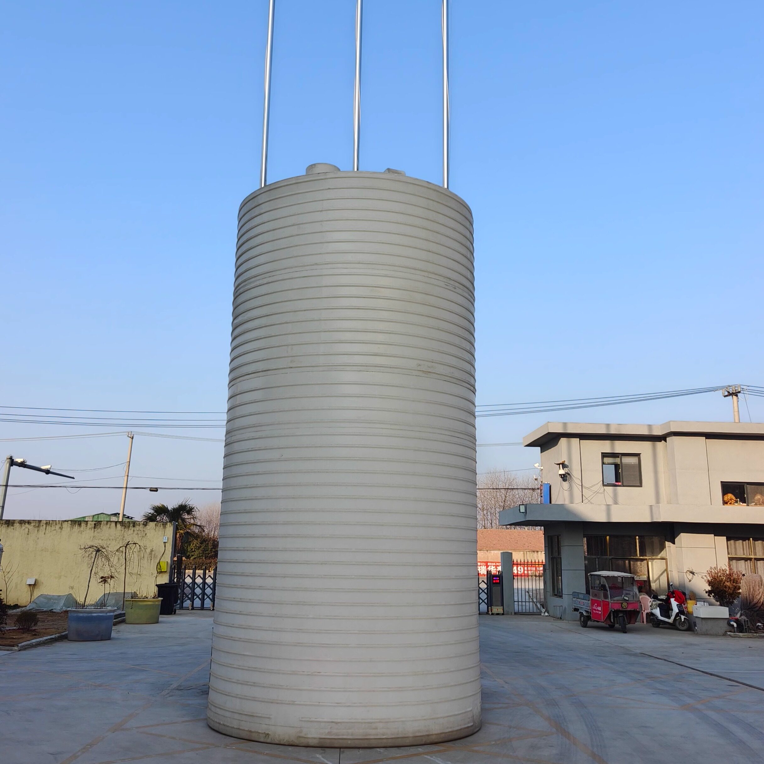 40吨塑料容器 pe水箱 40立方PE储罐 40吨水塔 40立方搅拌站塑料桶
