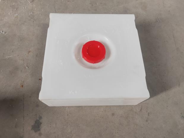 50升方形卧式水箱 PE食品级房车改装桶 100斤方桶 高度20公分