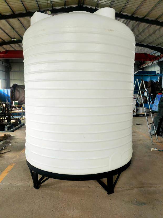 PE尖底10立塑胶容器 耐酸碱防腐塑料锥底10吨水塔水箱10T水桶