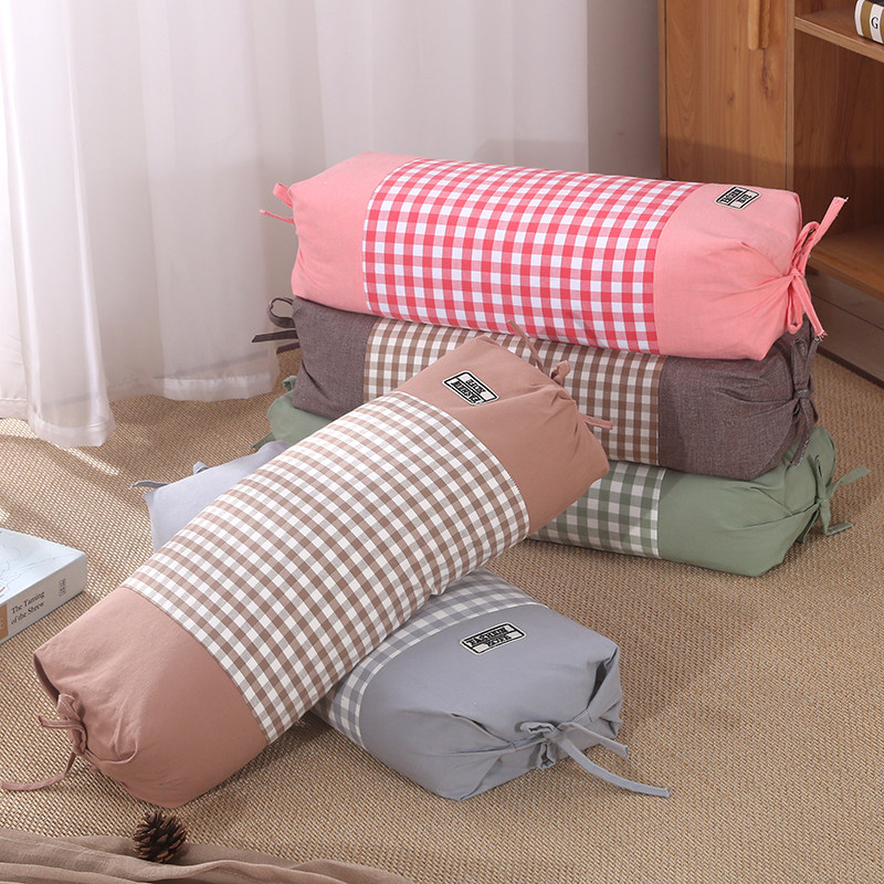 Full buckwheat husk pillow pure cotton old coarse cloth cervical vertebra health pillow adult buckwheat husk hard pillow core height adjustable