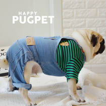 With Elastic Pet Cowboy Back With Pants Faro Bago Chai Dogs Better Than Bear Snownery Fat Dog Clothes Big Code Spring And Autumn Clothes