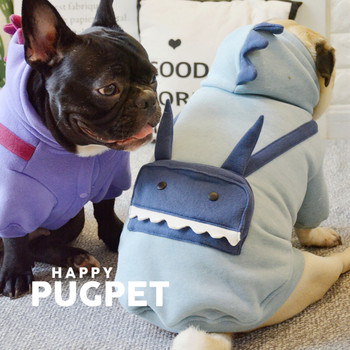 Monster fleece sweatshirt pet clothing autumn and winter