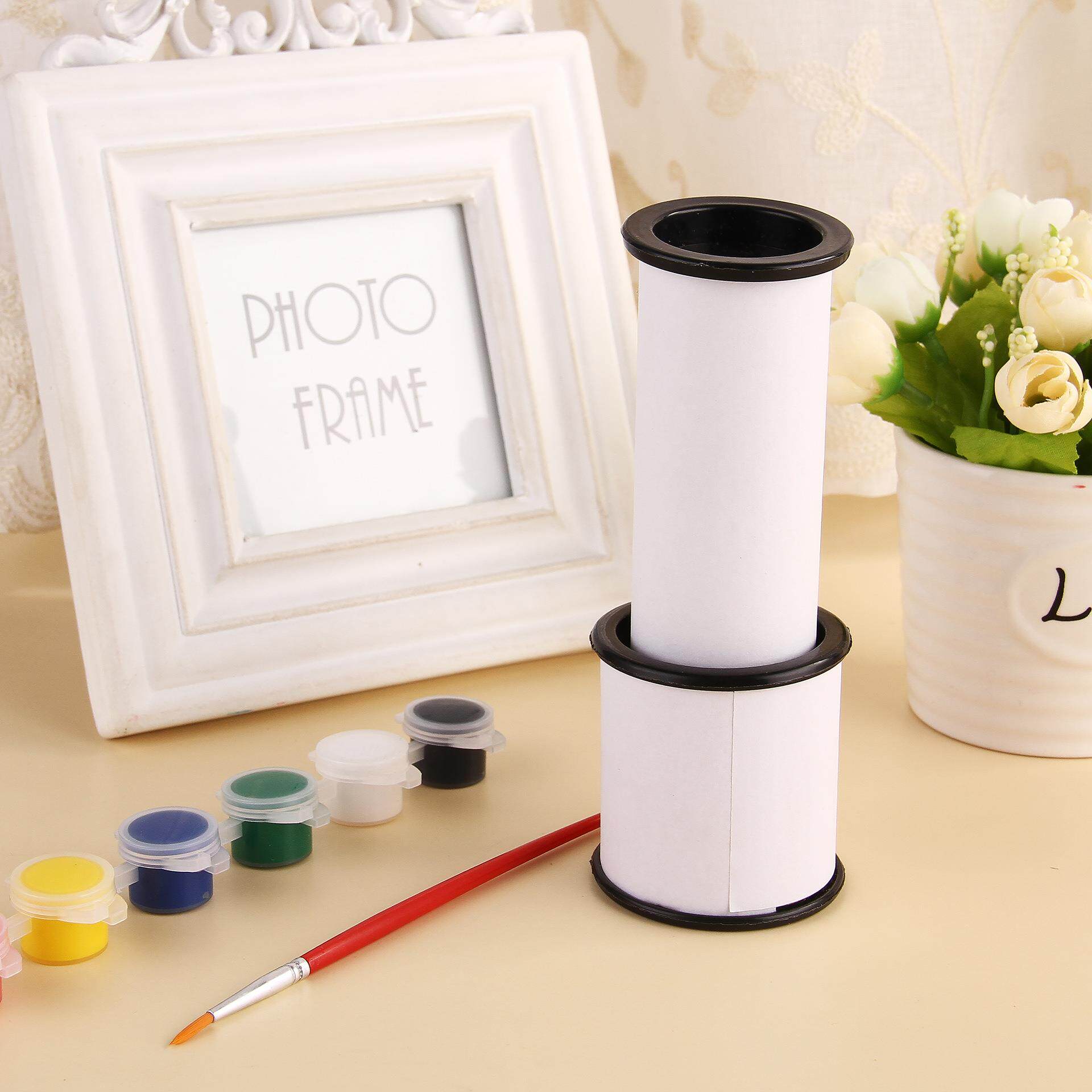 Students handmade technology small production creative invention diy homemade assembly watercolor kaleidoscope Children's toy material