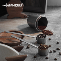 MHW-3BOMBER Bomber Stainless Steel Measuring Spoon Long Handle Coffee Spoon Rag Tea Powder Cocoa Powder Dosing Spoon 8g