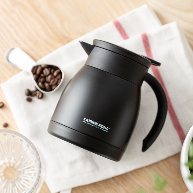 KONA mini hot kettle stainless steel coffee insulated jug café special small number hot water kettle 500ml