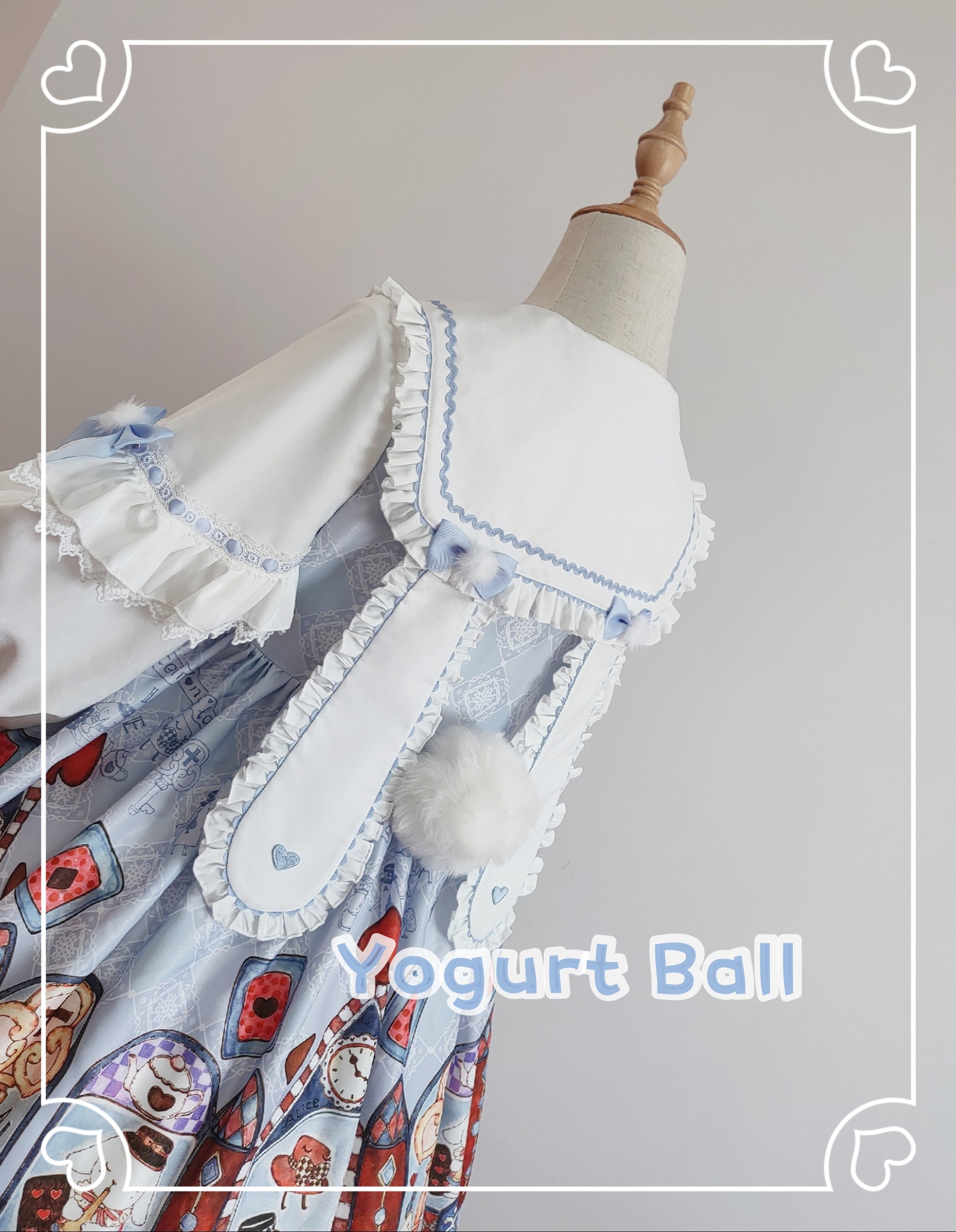 (Mcluster) (Spot) Alice Time's Key Blue OP Original Lolita M55 Meow Star