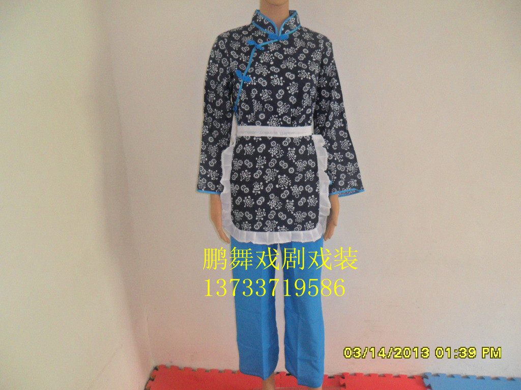 Drama costume supplies Beijing opera Shajiabang Aqing's clothes Xier Hongdengji Tiemei clothes village girls