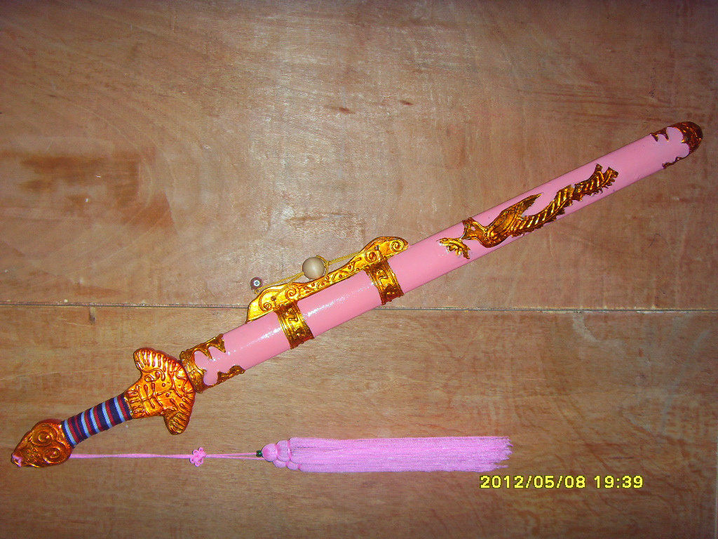 Opera Drama Stage Supplies Props Wooden Knife Sword Prop Women Single Sword