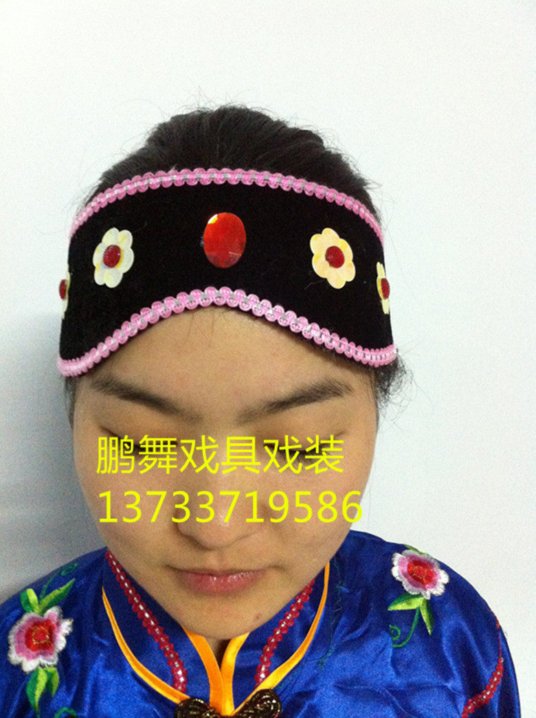 Opera drama headwear The old denier of the old denier, the old lady, the old lady, the old mother-in-law's headscarf wife's scarf.