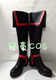 Exorcist Gray Teen (Dgm) Kanda Hallow Yalian Walker Third Generation (Black and Red Edition) Cosplay Shoes