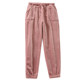 Winter flannel men's and women's pajama pants thickened warm coral velvet loose large size couple style home trousers