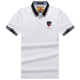 Nhãn hiệu nam cỡ lớn kinh doanh giải trí ngắn tay T-shirt mùa hè mỏng nửa tay áo D-shirt lật cổ polo cotton t-shirt