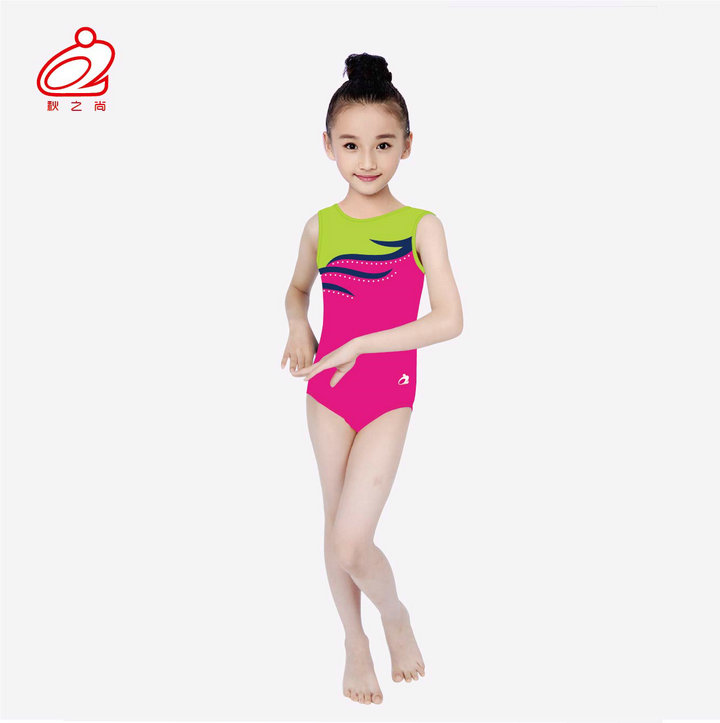 Autumn's Shang adults Children's gymnastics suit Body Training Clothing competition Performance Conserve Female Vest Water Drill