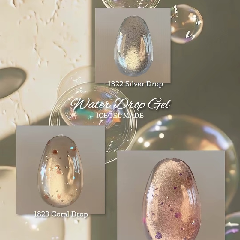 Icegel Icegel Ice Bubble Cat Eye 1822-1824 Blue Bubble 1852-1855