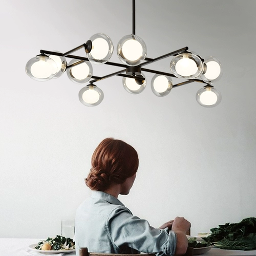 Современная и минималистичная люстра для гостиной, креативный светильник, барная настольная лампа, скандинавский стиль