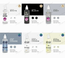 Scale75 SCPR 001-006 White Grey Black Ice Cream Bone Color Rune Water-based Water Hydration Soil 60ml