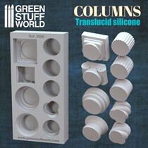 Workshop of the Night GreenStuffWorld Silicone Mould-Pillar Free Combination 2698