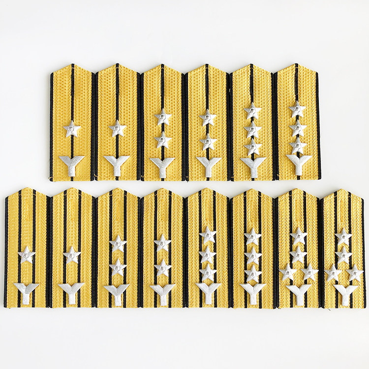 Nine-six-style old military rank 96 Naval Reserve Army rank hard shoulder badge Veterans memorabilia