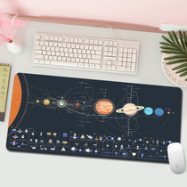 Explore the Universe Planet mystery mouse pad super large lock edge game mouse pad computer keyboard home office desk pad