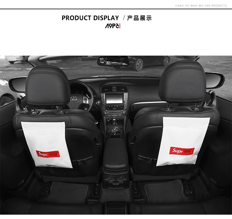 Túi đựng rác Xe hơi Loại dán Nội thất ô tô Thùng rác dùng một lần Có thể Nội thất ô tô Sáng tạo Nội thất Xe treo - Ô tô nội thất Accesseries